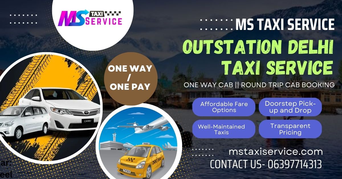 Delhi Taxi Service - book a outstation Taxi in Delhi for one way & round trip at Cheapest price. Delhi Airport Taxi One Way Cab Pickup & Drop. Call at 06397714313