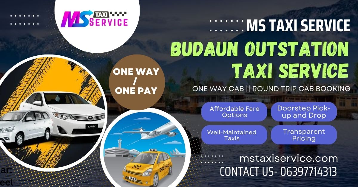 Budaun Taxi Service in Budaun Airport Taxi One Way Cab Booking